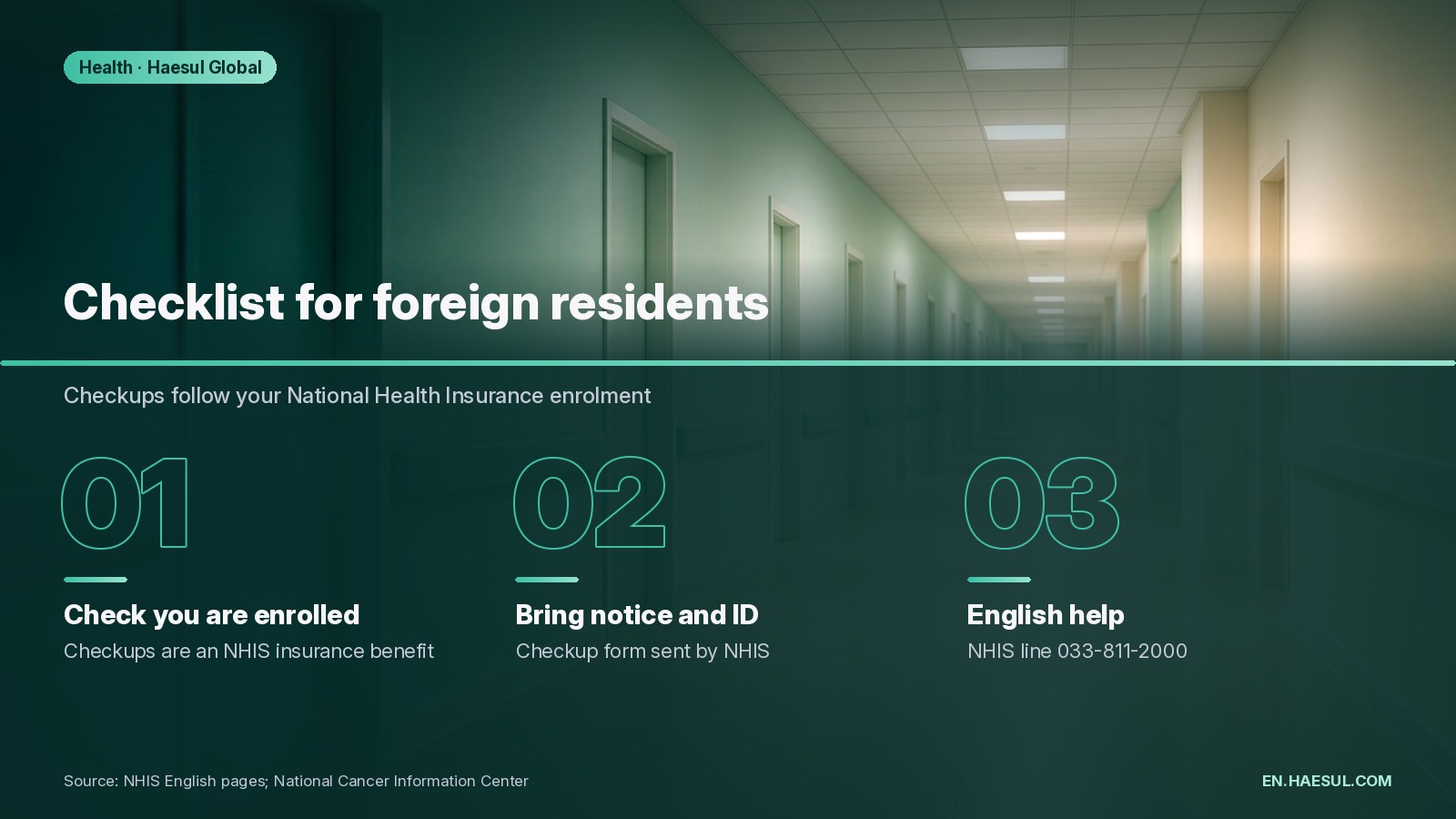 Korea's National Health Checkup by Age: What Expats and Foreign Residents Need to Know